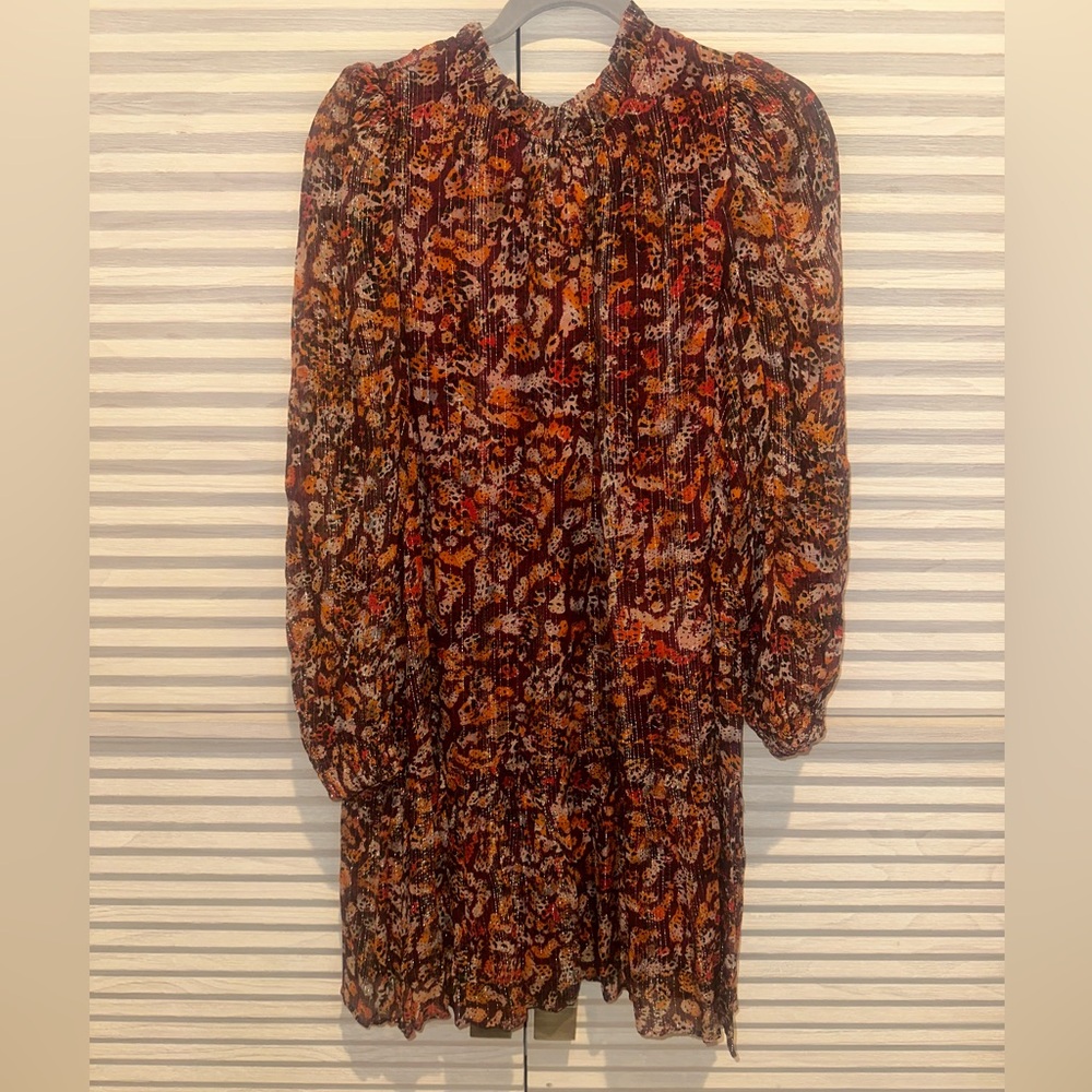 Marie Oliver Vibrant Long Sleeve Dress